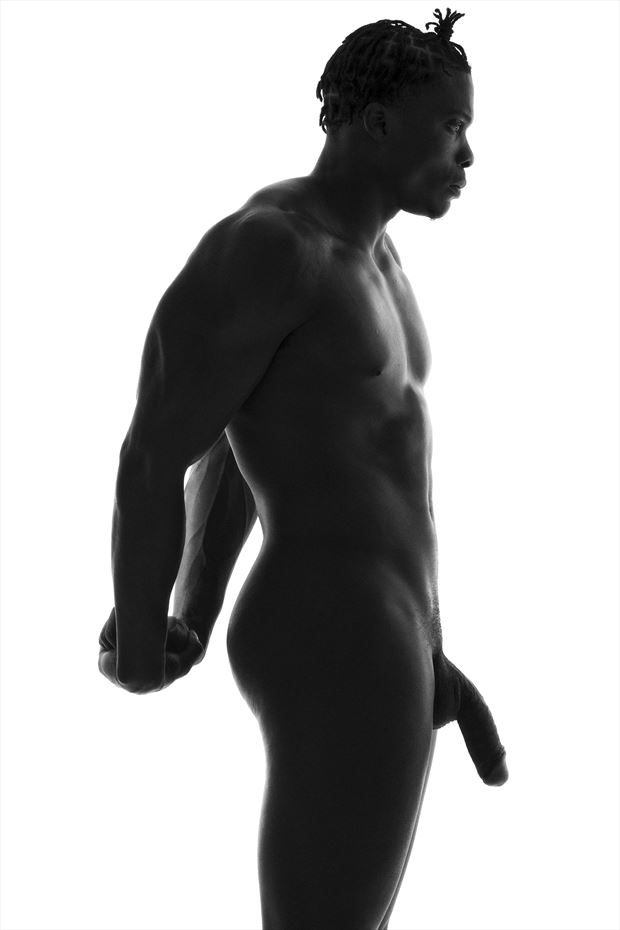 louie silhouette artistic nude photo by photographer sam henderson photography