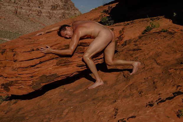love for the red rocks artistic nude photo by model phenix raynn