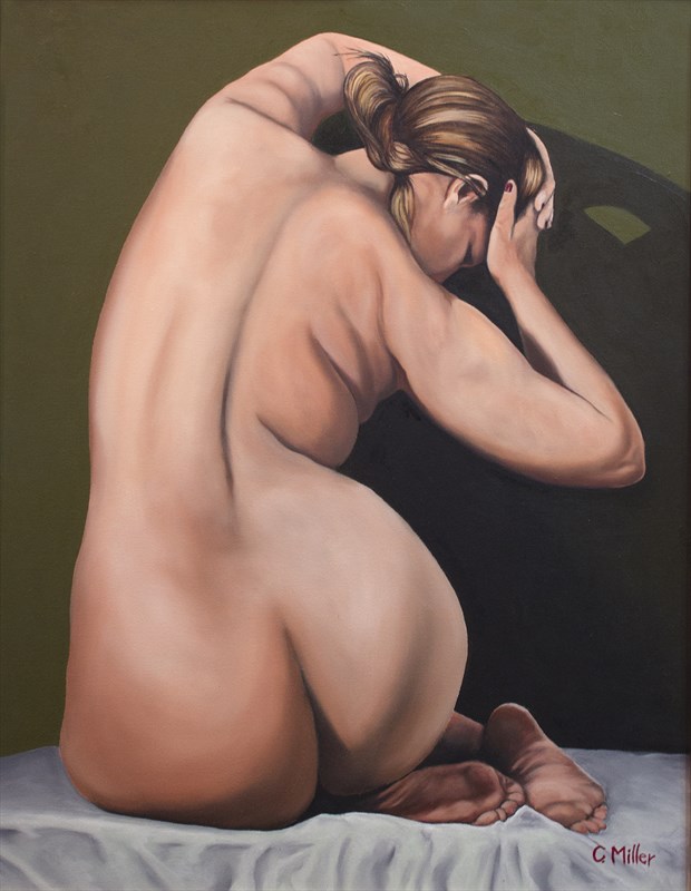 lovely Wednesday no.2 Artistic Nude Artwork by Artist Chuck Miller