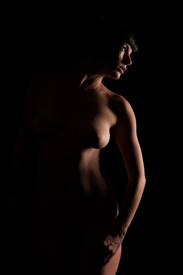 low key study artistic nude photo by photographer jacaranda photo