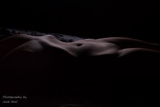 low light front figure study artistic nude photo by photographer jack hall