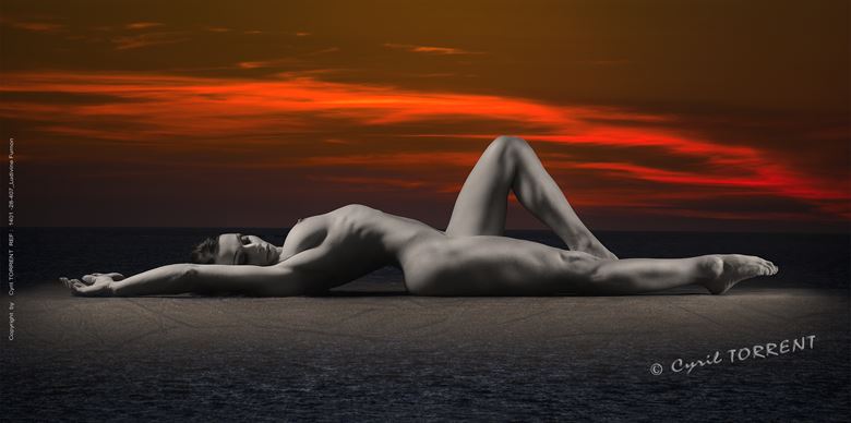 lulu artistic nude artwork by photographer cyril torrent