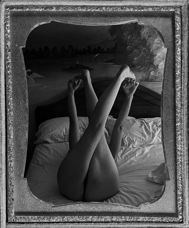 luna in her room 1 erotic photo by artist julian monge najera