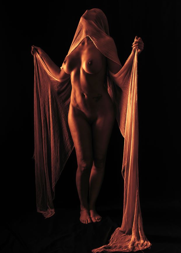 madeleine red series artistic nude artwork by photographer photo kubitza