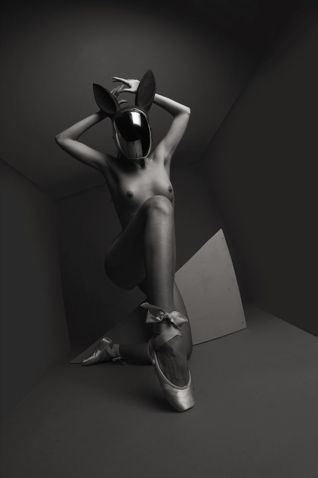 madked ballerina in the box 2 artistic nude photo by photographer amyxphotography