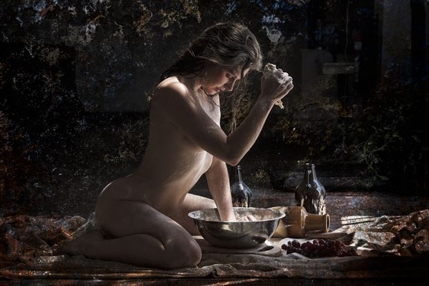 maiden baking bread 1 artistic nude photo by photographer christopher meredith