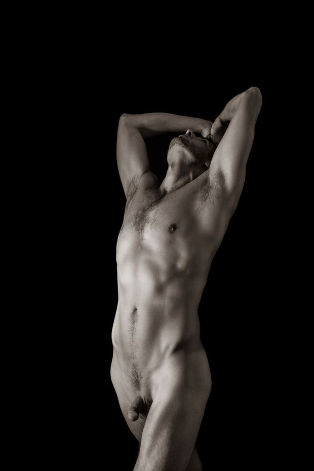 male form artistic nude photo by photographer art studios huck