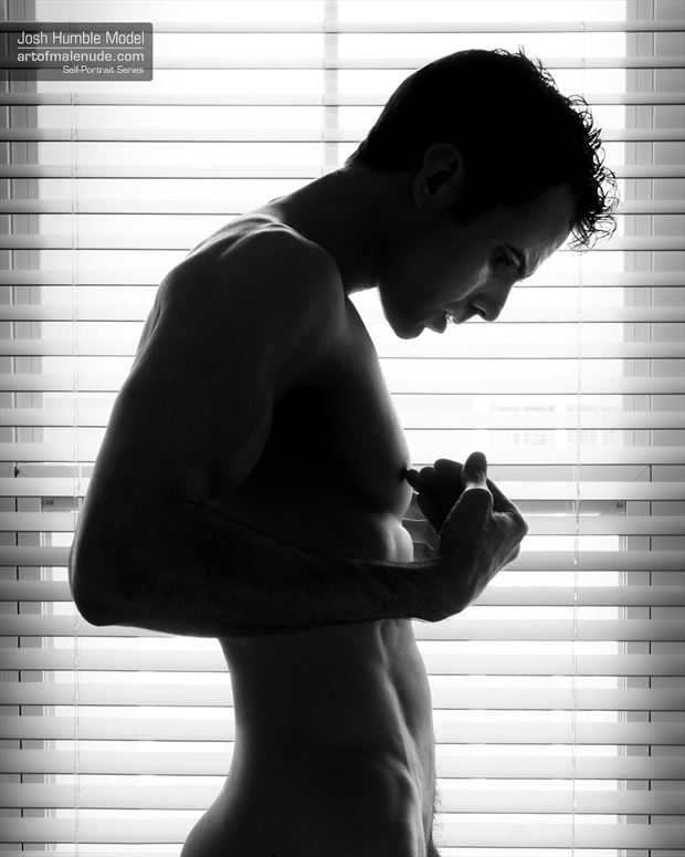 male nude self portrait artistic nude photo by model josh