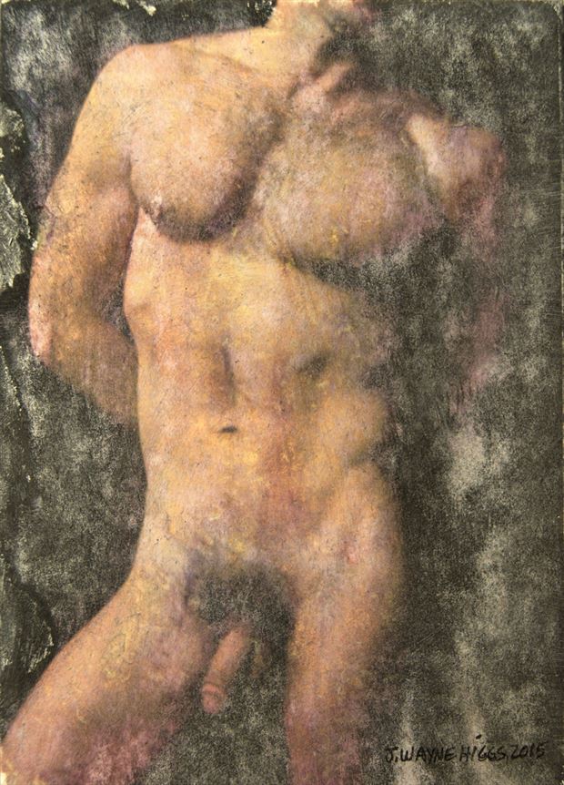 male torso artistic nude photo by photographer j wayne higgs