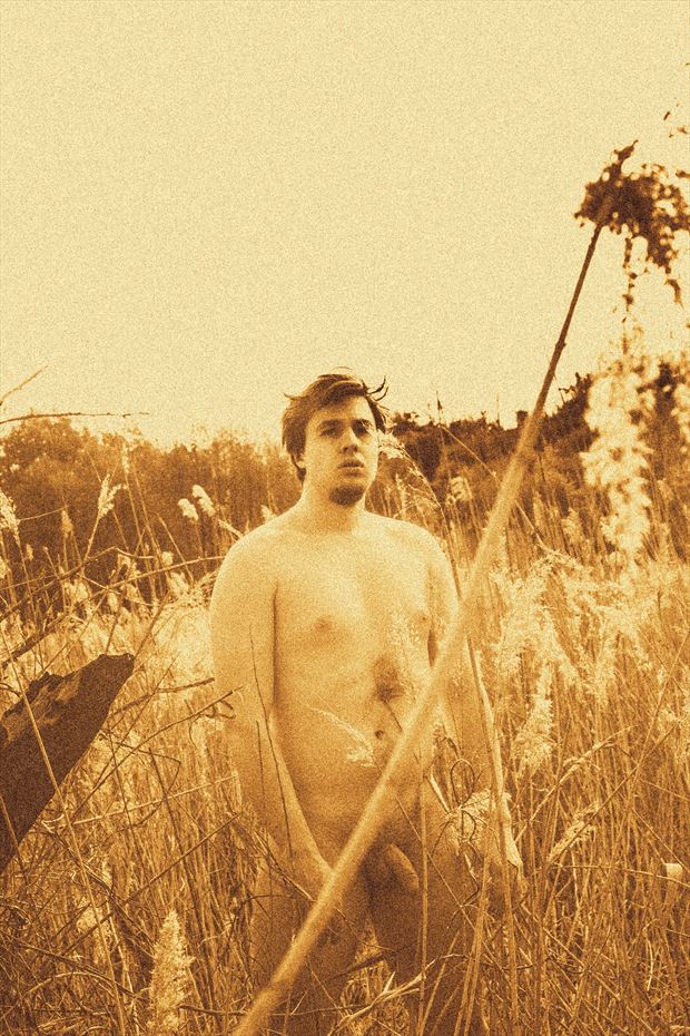 man on the reed artistic nude photo by photographer artf1l3