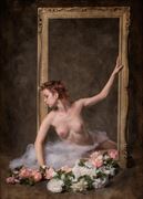 margo framed artistic nude artwork by photographer fischer fine art