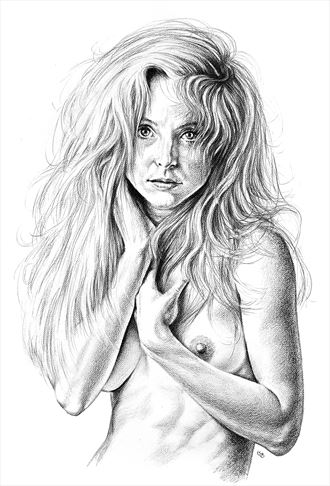 maria intense artistic nude artwork by artist subhankar biswas