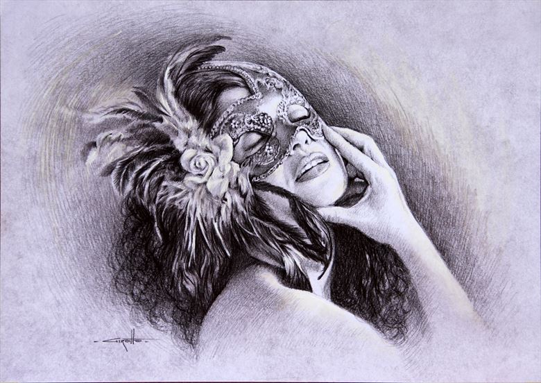 mascherina sensual artwork by artist girotto walter