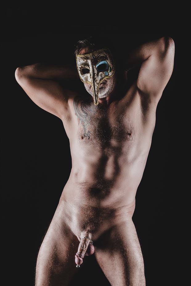 mask artistic nude photo by photographer jean s 
