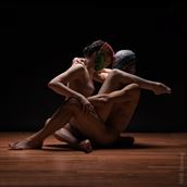 mask to mask artistic nude photo by model ahna green