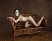 masked marie artistic nude photo by photographer lightworkx