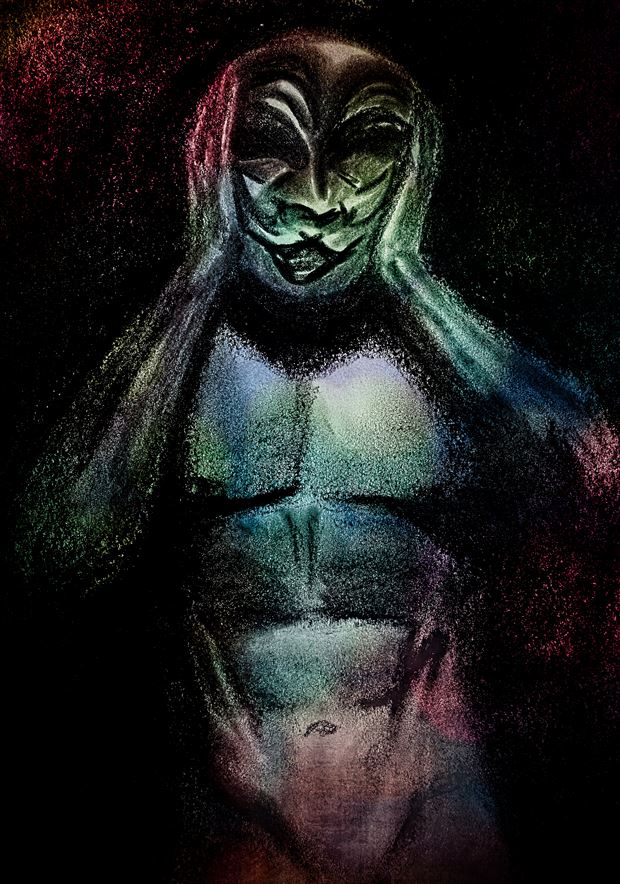 Masking Abstract Artwork by photographer JayRickard at Model Society