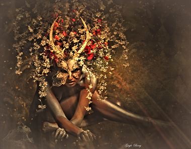 masquerade madness sensual artwork by artist gayle berry