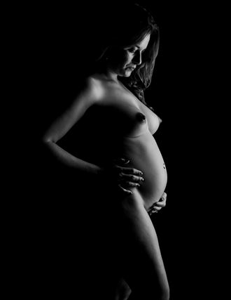 maternal beauty artistic nude artwork by photographer brown lotus