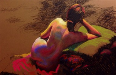 megan Artistic Nude Artwork by Artist Rod