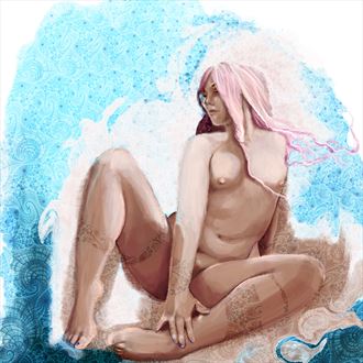 mel 44 artistic nude artwork by artist nick kozis