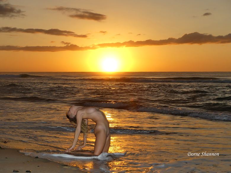 mel at sunrise artistic nude photo by photographer dorne shannon