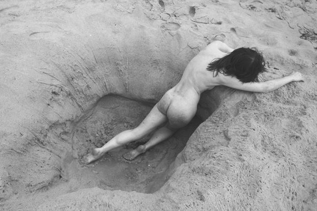 melancholic in a joey hole artistic nude photo by photographer kayakdude
