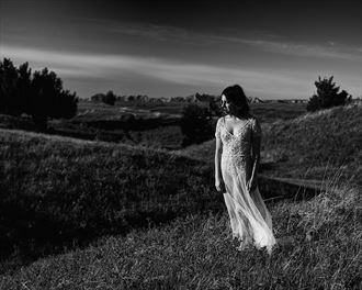 melancholy in a wedding dress nature photo by photographer fine art photography by sayeed