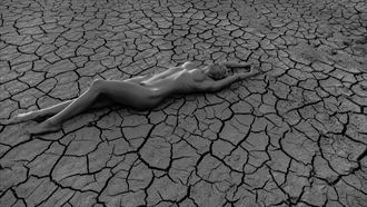 melt into the earth artistic nude photo by photographer bob j