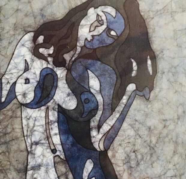 mermaid 1 artistic nude artwork by artist kevin houchin