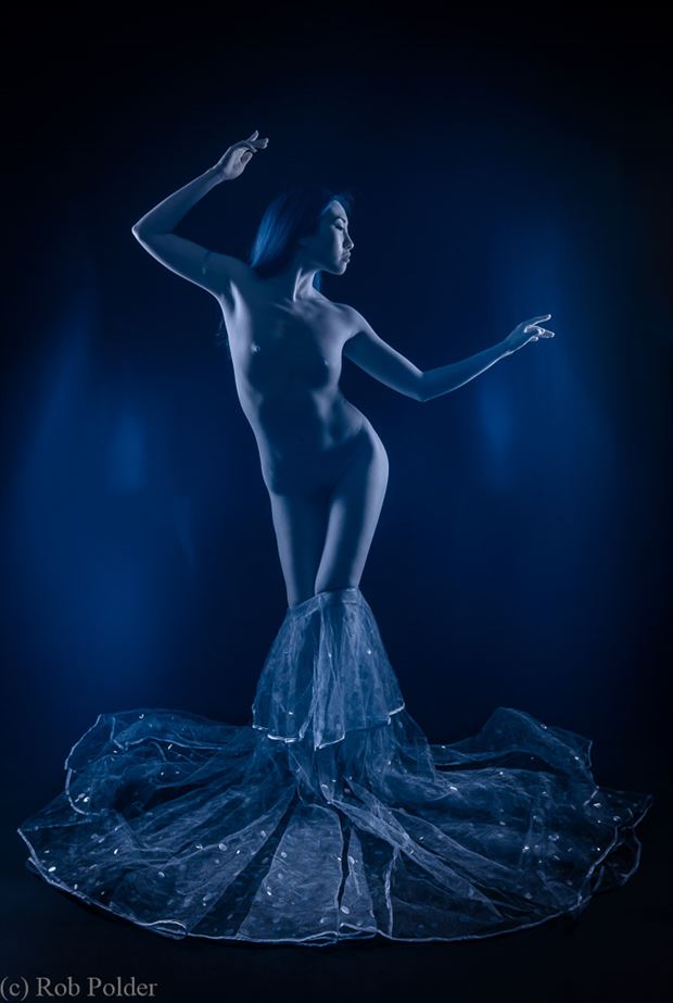 mermaid ish artistic nude photo by photographer robpolder
