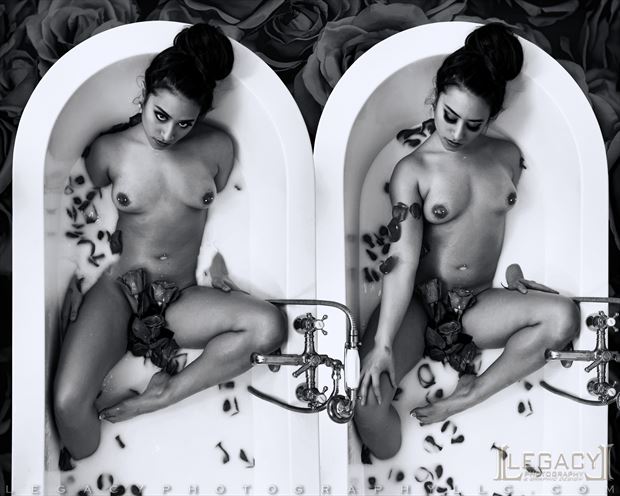 milk bath valentine 2024 artistic nude photo by photographer legacyphotographyllc