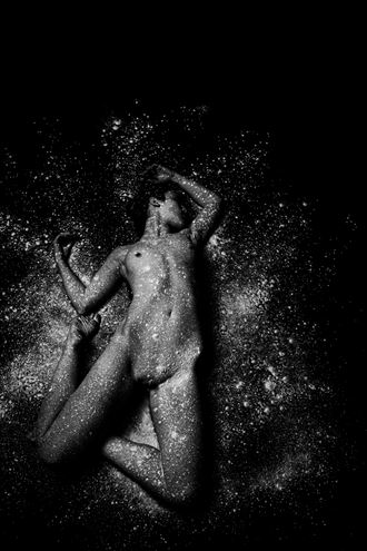 milky way artistic nude photo by model ahna green