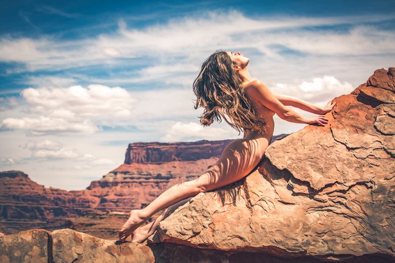moab adventure artistic nude photo by artist april alston mckay