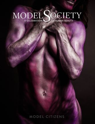 model society magazine model citizen edition body painting photo by administrator model society admin