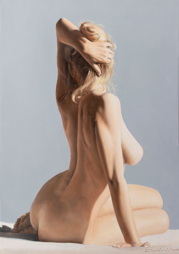 monika artistic nude artwork by artist j pierre a leclercq