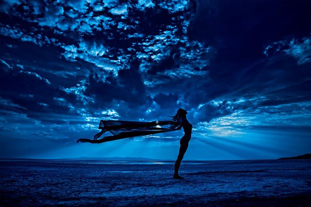 moon dancer artistic nude photo by model sandra todd