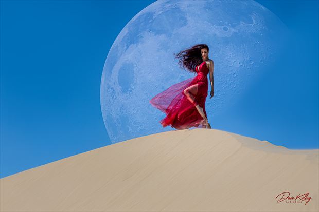 moon goddess cosplay artwork by photographer dk artistics