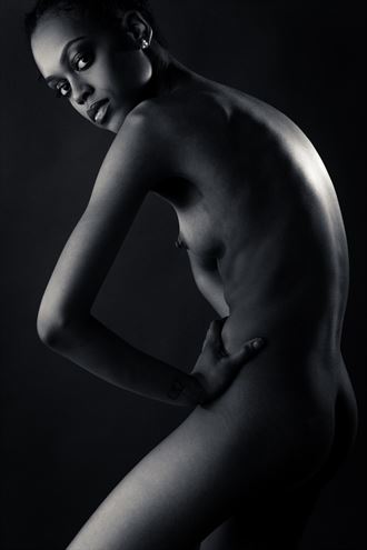 moon light artistic nude artwork by photographer fred brown photography