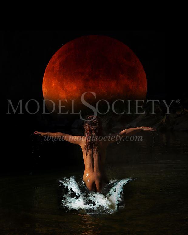moonrising artistic nude photo by photographer steve owens