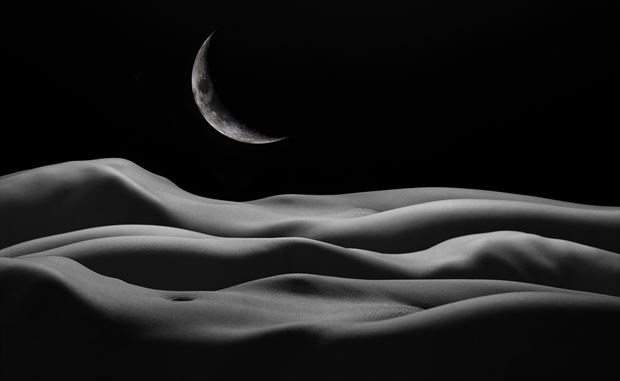 moonscape artistic nude artwork by photographer gifford hart