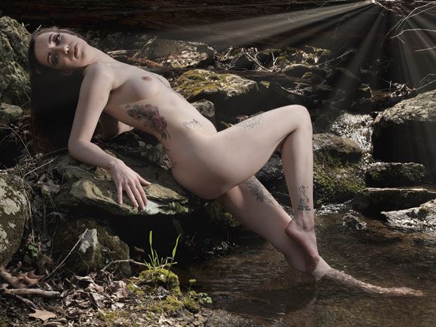 morning creek artistic nude artwork by photographer passion for art