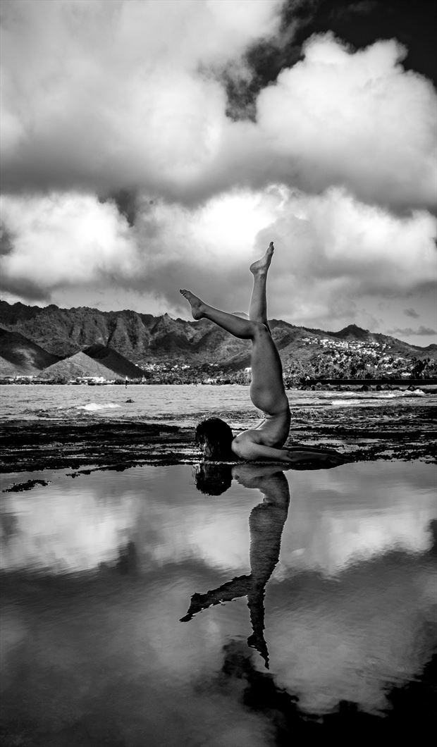 morning yoga 8 artistic nude photo by photographer bad buddha