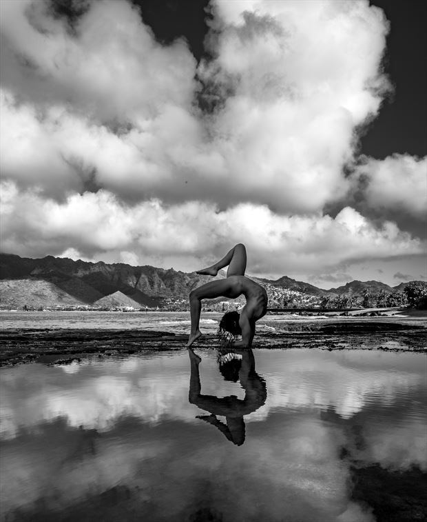 morning yoga2 artistic nude photo by photographer bad buddha