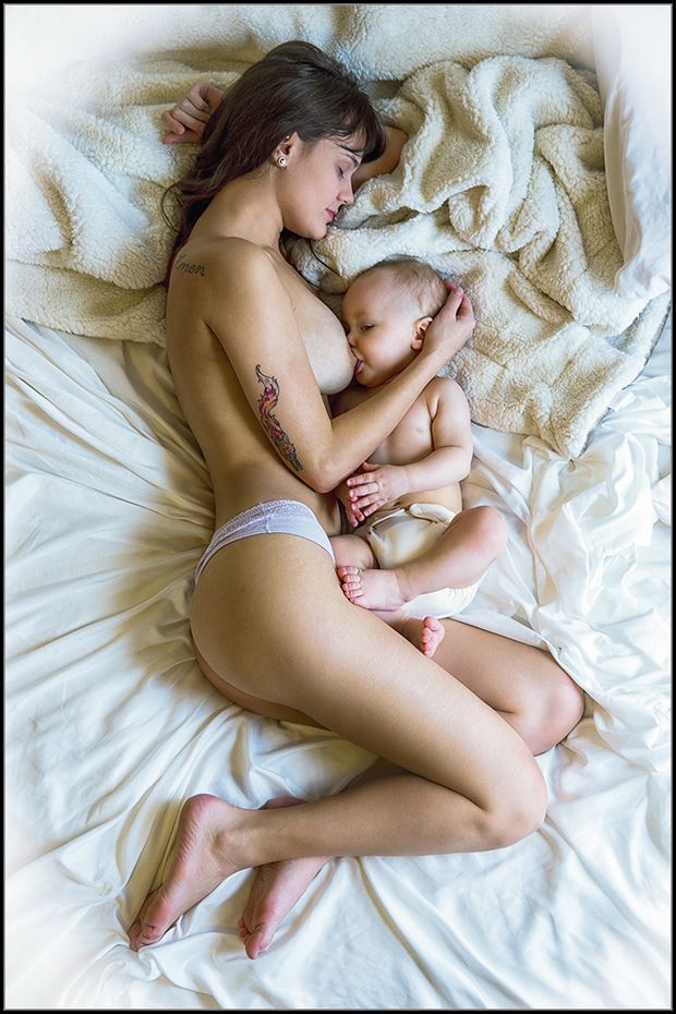 mother and child artistic nude photo by photographer magicc imagery