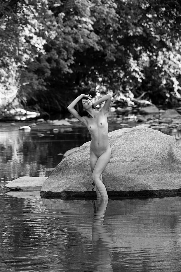 mountain stream artistic nude photo by photographer dorola visual artist