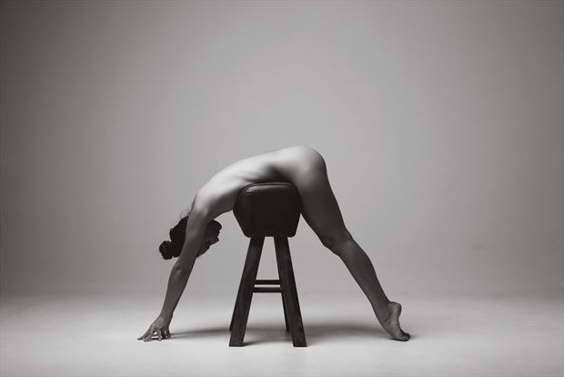 mounting the beam artistic nude photo by photographer mskeetphoto