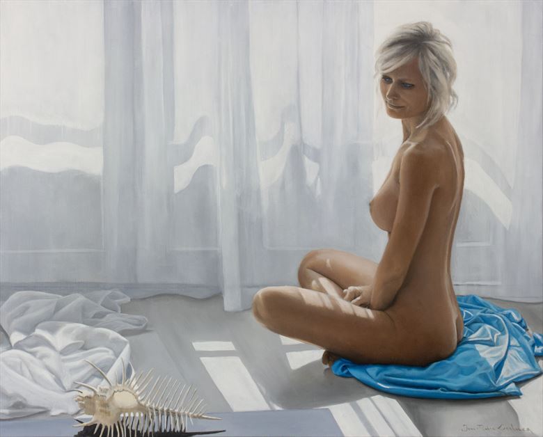 murex pecten artistic nude artwork by artist jean pierre leclercq