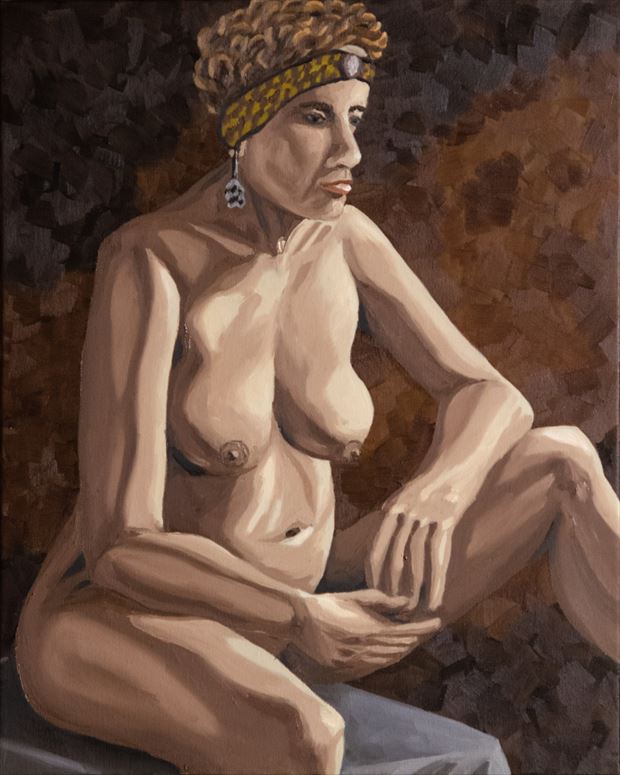 muse green room figure study artwork by photographer alan h bruce