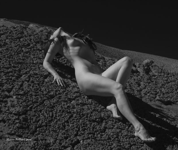 muse on rock artistic nude photo by photographer shootist